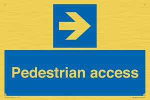 Pedestrian access